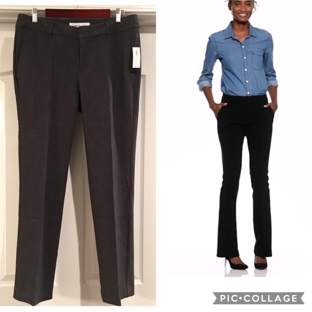 NWT Old Navy Harper Gray Dress Pants